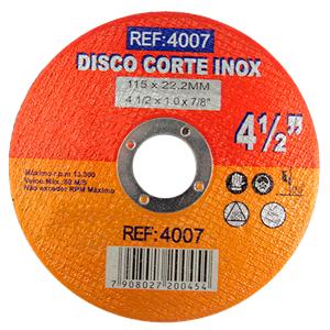 Disco de Corte Inox 4.1/2'' x 1.0'' x 7/8'' - 4007
